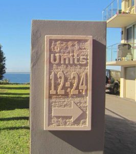 Sandstone custom signs