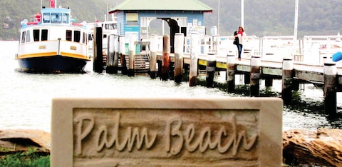 palm beach ferry sign
