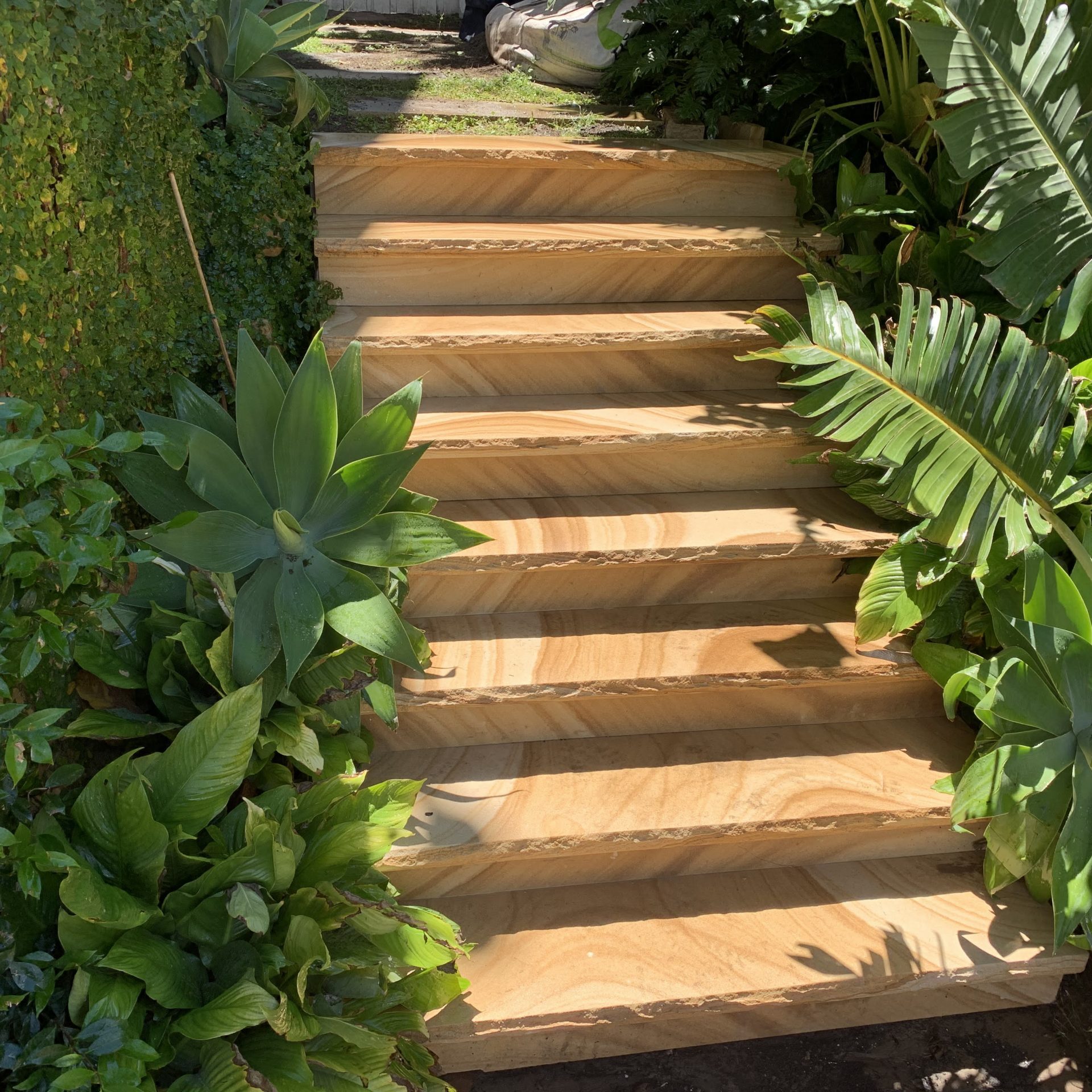 Sandstone staircase
