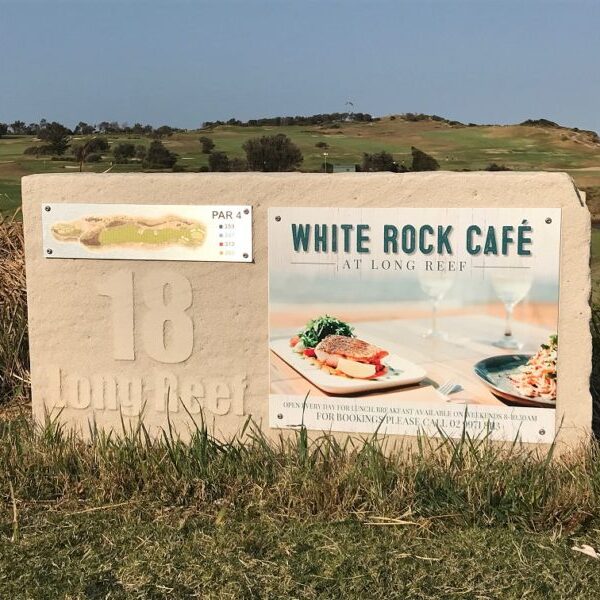 Golf course sign directional hole information medium. Golf course sign directional hole information medium.